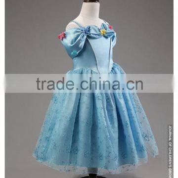 New Design Baby Girls Elegant and Sweet Lace Wedding Dresses Wholesale Kids Girl Realistic Halloween Costume (Ulik) photo-3