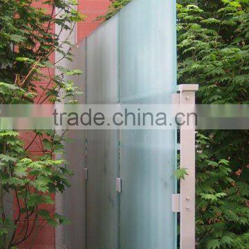 15mm sandblasting tempered glass door