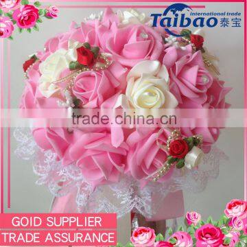 26cm foam rose flower ball handmade flower bouquet decoration wedding