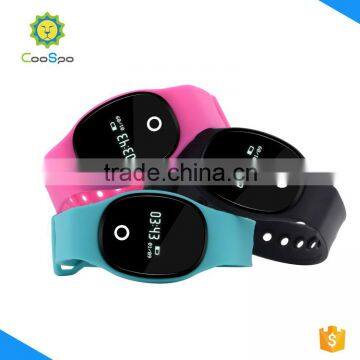 CooSpo ble beacon silicon sport wristband silicone for daily activity track