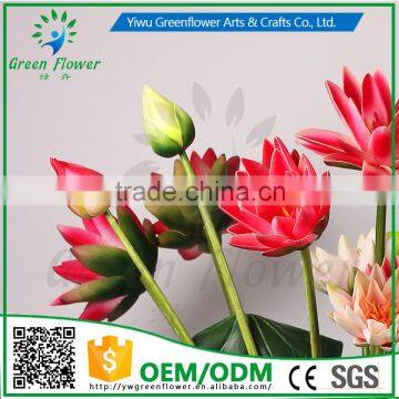 Greenflower 2016 Wholesale Real Touch Latex PU Latus Bud China Handscrafts Artificial Flowers Rose for Wedding Decoration photo-5