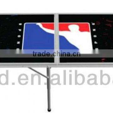 8ft Folding Aluminum Beer Pong Game Table/ Portable Picnic/Camping BBQ Table photo-5
