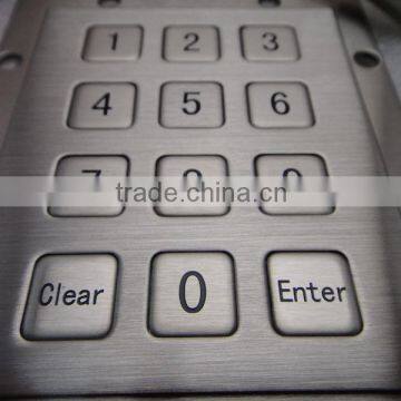 Stainless Steel 12 Keys Keypad photo-2