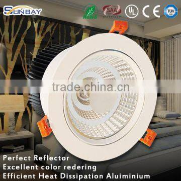 Residential CE SAA Commercial High luminous dimmable 15w led downlights ceiling light