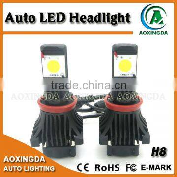 automotive 50W H8 LED headlamp 12V/24V 1800LM