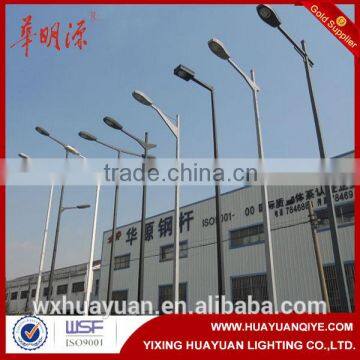 Different square type steel street lighting pole