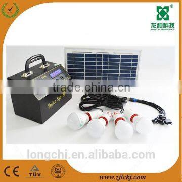 New Product 6w Solar System for Home Led Solar Power Lighting With LCD photo-2