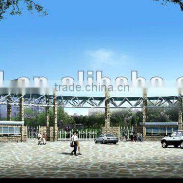 Steel structure space tube truss market