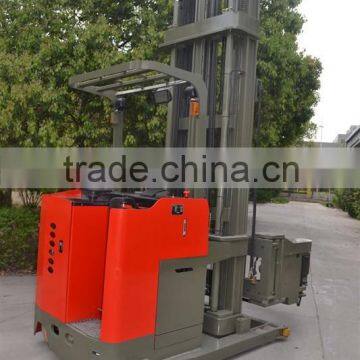 China Supplier1 Ton Battery Powered Stand- on 3000mm Lifting Height 3-way Pallet Stacker With CE photo-5