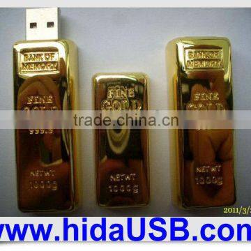 Gold bar pen drive, Goldbar USB drive