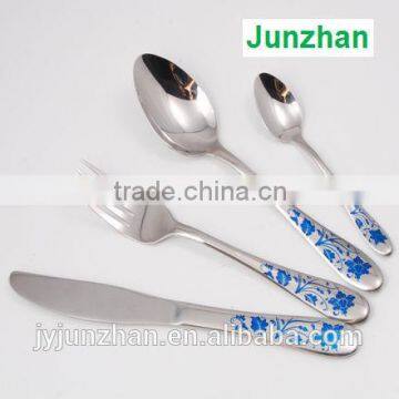 2013 hot sell Royal spoon set of stainless steel material made by Junzhan factory directly