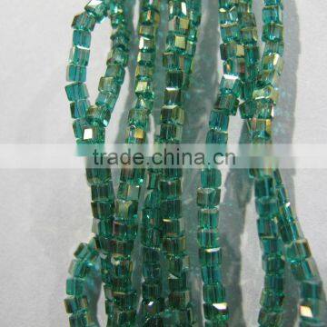 2mm Sales of color Square crystal beads CB079