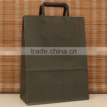 2016 Hot Sales Flat Handle Kraft Paper Bag photo-3