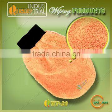 Super water absorbent quick dry car use microfiber glove for sale in Wuxi market