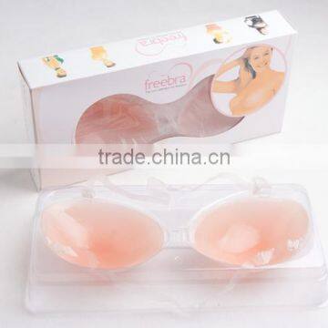 OEM Silicone Breast Cup Adhesive Girls Hot Sexy Front Clip Bra photo-2
