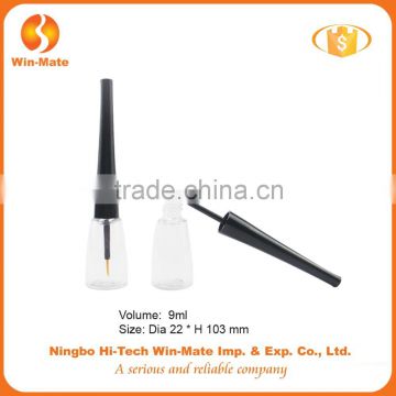 Popular style free sample beautiful shape empty plastic eyeliner tube