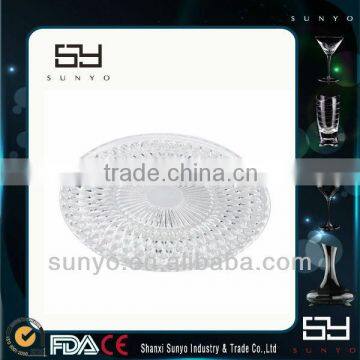 Hot Sale New Design White Glass Plate Sets