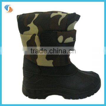 2014 child camouflage snow boots