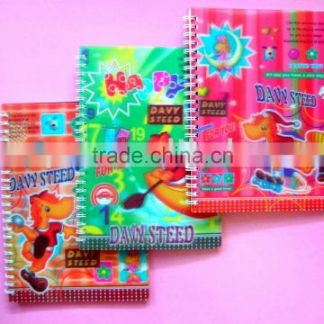 PP lenticular notebook