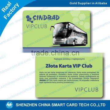 cr80 printed plastic pet film id card