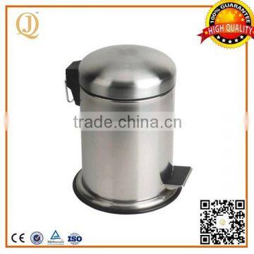 dome lid waste bin with pedal/wholesales foot pedal waste bin/retail waste pedal kitchen bin