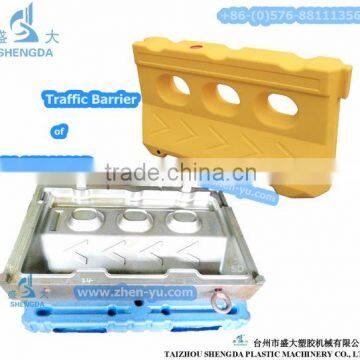 Blow mold of Plastic traffic barrier