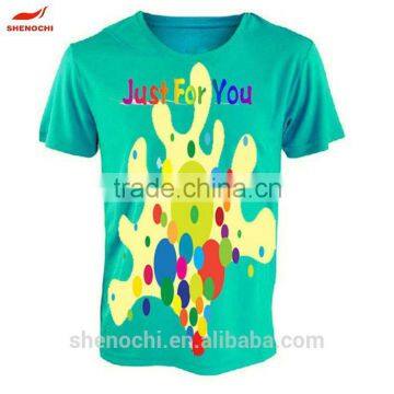 100% Polyester China Factory Price Brand New Fashion Custom Print T-shirt photo-5