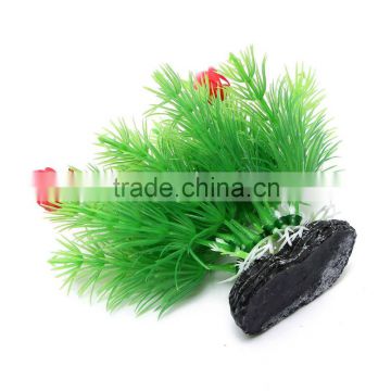 New 12x9x6.5cm Aquarium Artificial Aquatic Grass Plants Fish Tank Ornament Plant Decoration