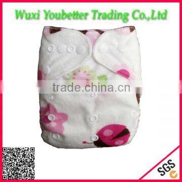 Soft Minky Printed Reusable Cloth Diapers Best Christmas Gift for Babies