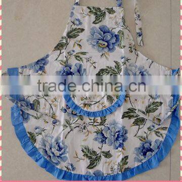 printed canvas apron for kitchen