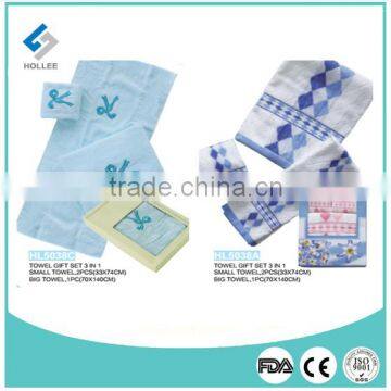 Good selling cheap 3 pcs towel set