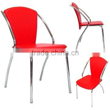 modern appearance metal frame dining chair