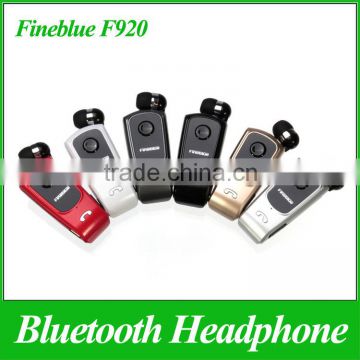 Fineblue F920 Wireless Auriculares Driver Bluetooth Headphone In-ear Earphone Calls Remind Vibration Wear Clip Headset For Phone