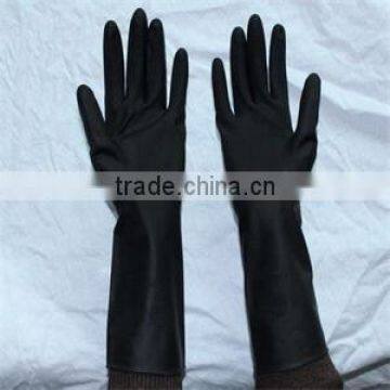 oven latex industrial leather hand gloves