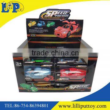 13cm Open Door Painting Pull Back Car Model photo-3