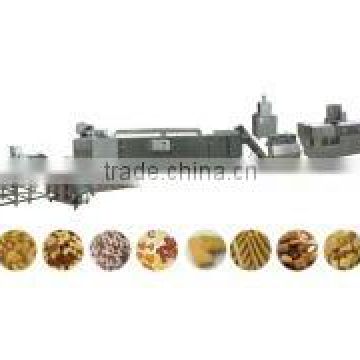 puffed corn snacks making line