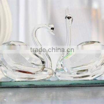 Delicate Crystal Swan for Nice Crystal Gift Home or Wedding Decoration photo-3