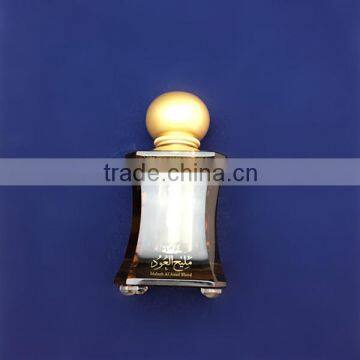 High Quality Crystal Perfume Bottle, Golden Perfume Bottle, Crystal Perfume Bottle Sale photo-2