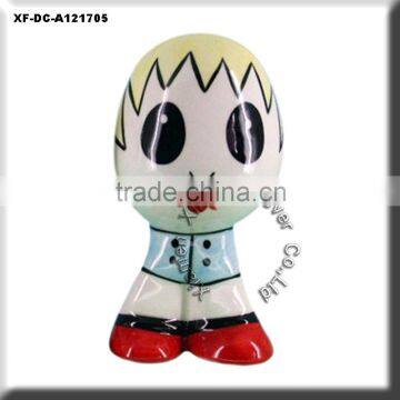 cute ceramic kid figurine