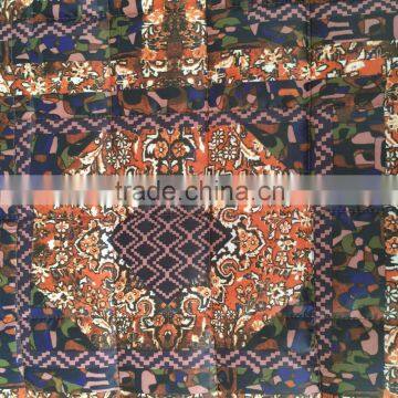 100% polyester quilting fabric, printed design fabric for winter coat