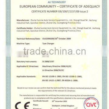CEof tyre changer