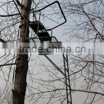 High quality aluminum folding steel coating tree ladder stand