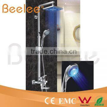 LED rain shower bathroom shower bath mixer