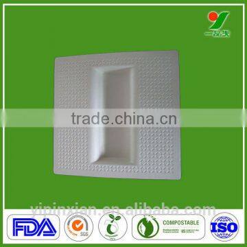 Hot Eco-friendly Paper Pulp Tray Biodegradable Molded Pulp Packing Material photo-2