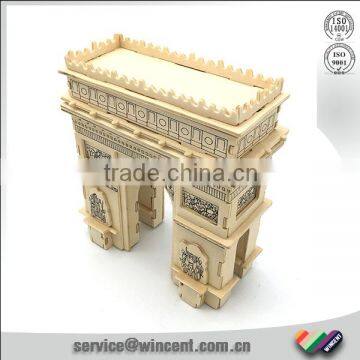 Wooden 3d Triumphal Arch Puzzle