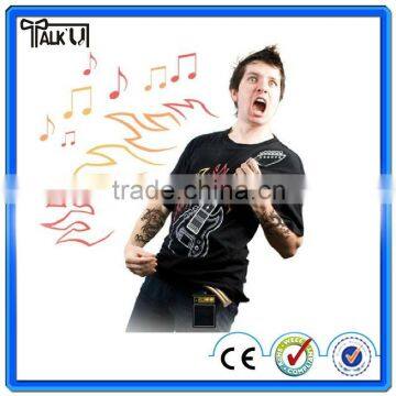 Custom Made Playable Electronic guitar t Shirt for party, Amazing Electronic Rock Guitar Shirt