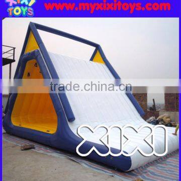 Lake inflatable water slide for water park