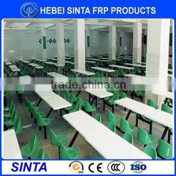 FRP attached shool desk and chairs,furniture desk and chair