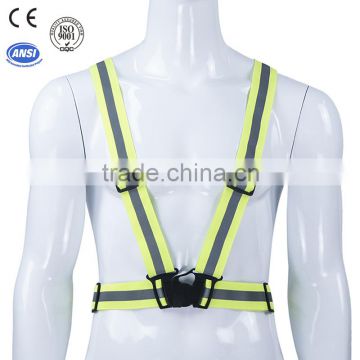 high visibility road traffic safety cycling reflective vest