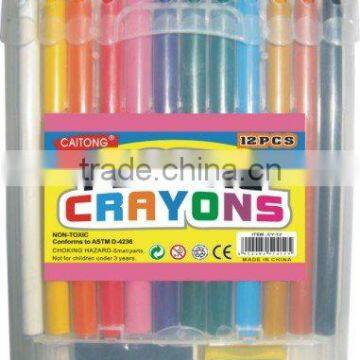 color crayon set(plastic crayon set, stationery)